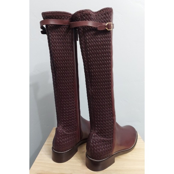 NWOT Cole Haan Lexi Grand Stretch Leather Riding Boots size 9.5 M - Picture 8 of 15